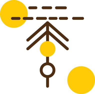 Yol işaretinin vektör illüstrasyonu