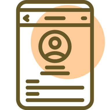  düz ağ simgesi, illüstrasyon