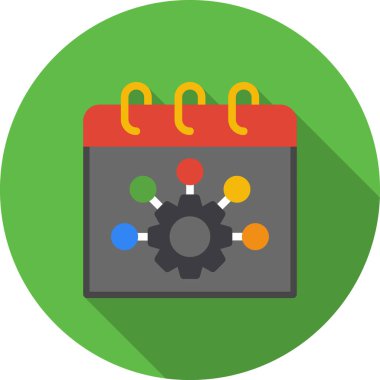 seo simgesinin düz vektör tasarımı