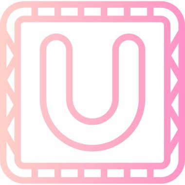 mıknatıs vektör simgesi modern illüstrasyon