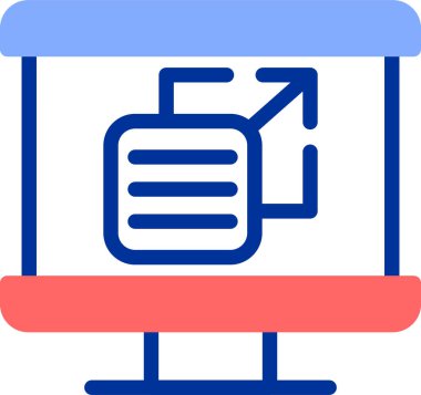 Reklamcılık. Web simgesi basit illüstrasyon