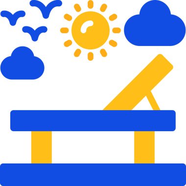 Güneş Simgesi Vektör illüstrasyonu