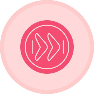 Tek bir simgenin vektör illüstrasyonu