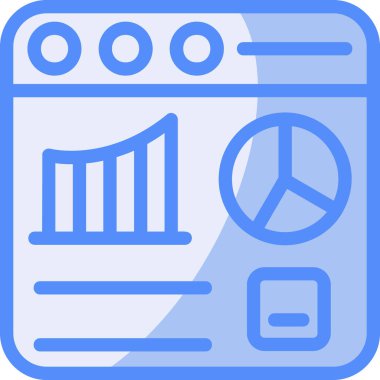 iş analizi grafik simgesi