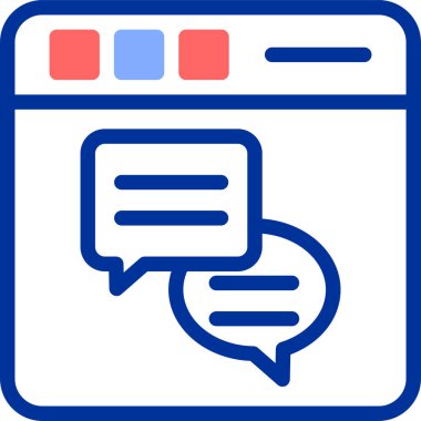 Web simgesi, vektör illüstrasyonu