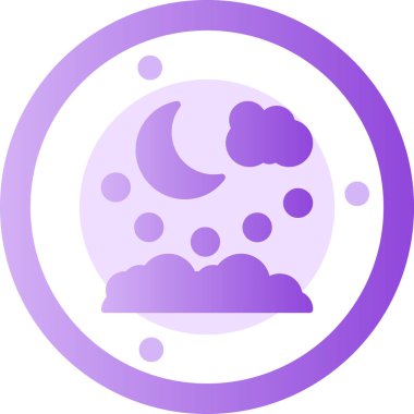 Gezegen. Web simgesi basit illüstrasyon