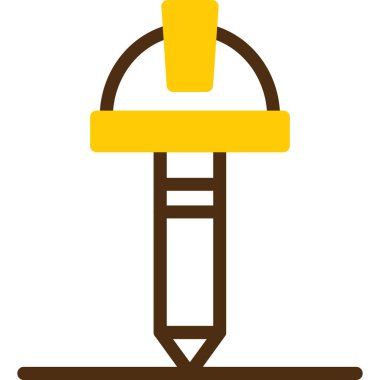 İnşaat vinç simgesi - ana hatlar biçiminde