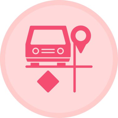 - Araba. Web simgesi basit illüstrasyon