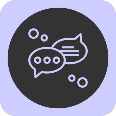 Konuşma baloncuğunun vektör simgesi