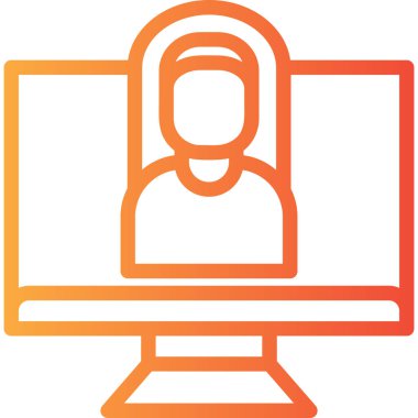 bilgisayar simgesi vektör illüstrasyonu