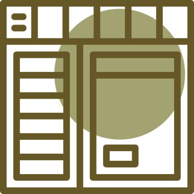 veritabanı simgesi, vektör resimleme