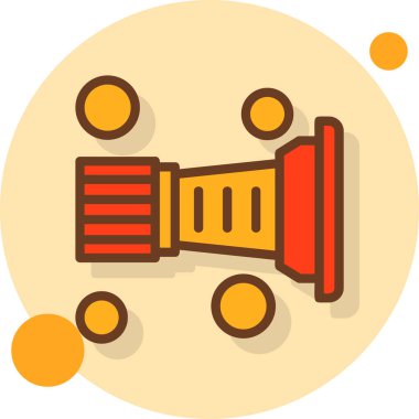 Konuşmacı. Web simgesi basit illüstrasyon