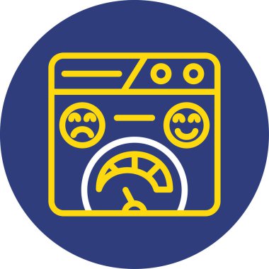 Modern bir simgenin vektör illüstrasyonu