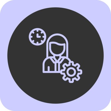 Modern simgenin vektör illüstrasyonu