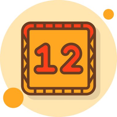 Takvim simgesi vektör illüstrasyonu