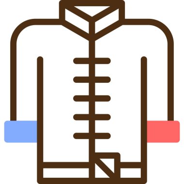 Tayland bayrağı taşıyan bir adamın vektör çizimi