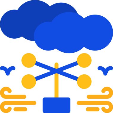 Bulut Ağı simgesi - ana hatlar biçiminde