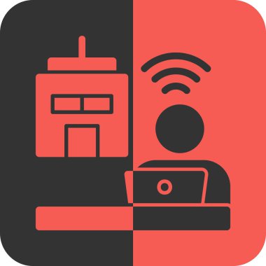 Moda biçimi izole edilmiş arkaplanda wifi simgesi