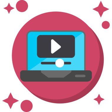 bilgisayar simgesine sahip video oynatıcı