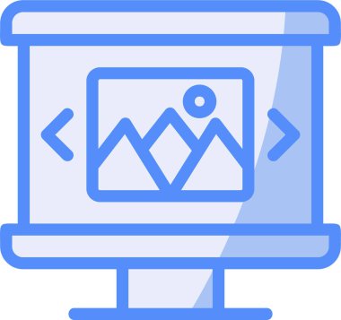 iş grafiği çizelgesi simgesi - taslak biçimi