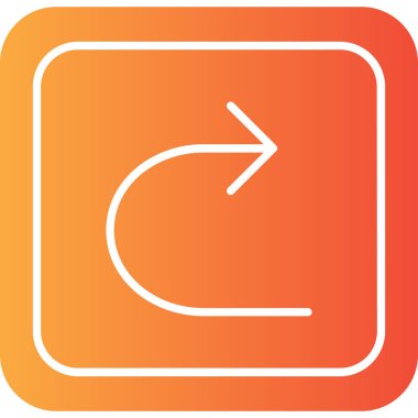 Ok simgesi, basit vektör tasarımı