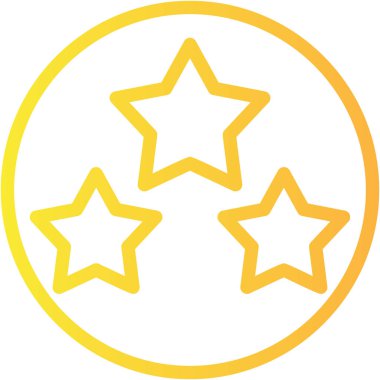 Yıldız. Web simgesi basit illüstrasyon