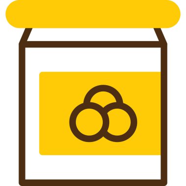 Gıda simgesinin vektör illüstrasyonu