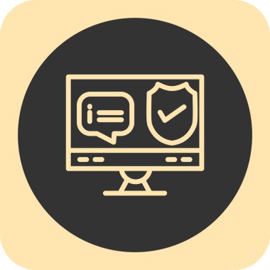 İnternet konseptinin web simgesi, vektör illüstrasyonu