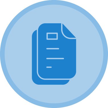 Dosya. Web simgesi basit illüstrasyon