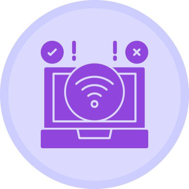 İnternet modern simgesi, vektör illüstrasyonu