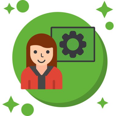 dişli kadın avatarı