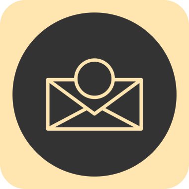 e-posta vektör simgesi modern basit vektör illüstrasyonu. taşınabilir ve web sitesi tasarımı için e- posta simgesi.