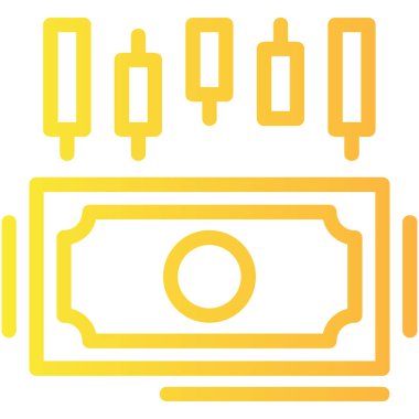 Para için. Web simgesi basit illüstrasyon