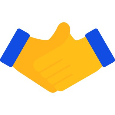 El ikonu vektörü. Düz çizim. beyaz arkaplanda izole.