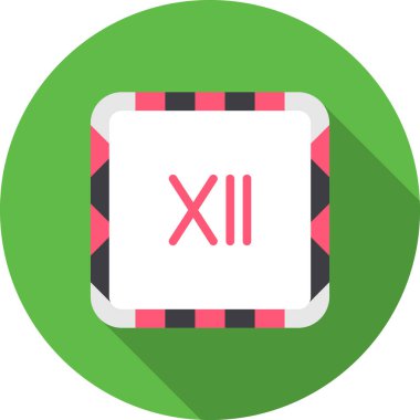 Tek bir simgenin vektör illüstrasyonu