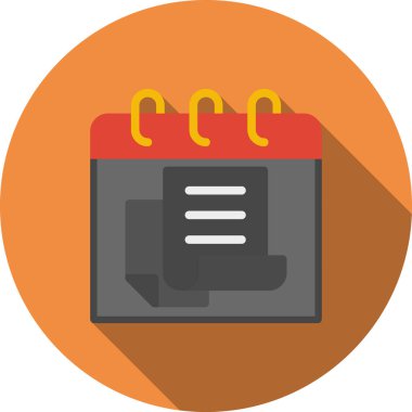 Takvim simgesi vektör illüstrasyonu