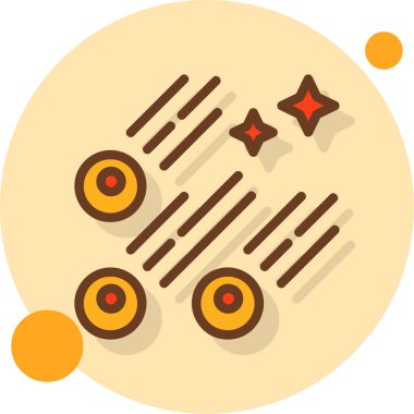 Kahve. Web simgesi basit illüstrasyon