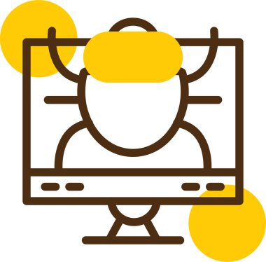 Bir kadının vektör illüstrasyonu