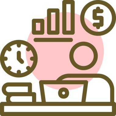 zaman yönetimi saat simgesi