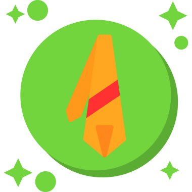 Basit vektör simgeleri, çadırın çizimi