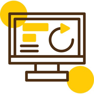 Web tasarım simgesi, vektör illüstrasyonu