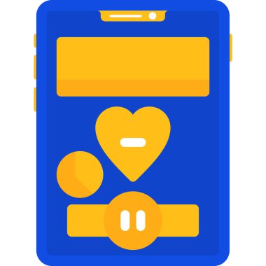 kart simge vektör çizim