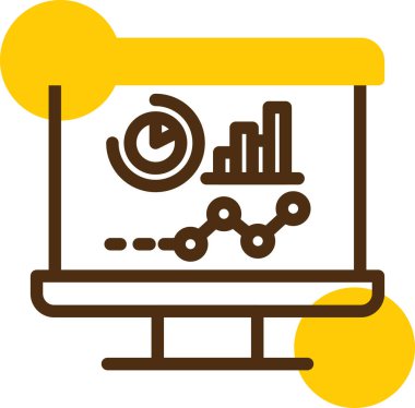 iş grafiği vektör illüstrasyonu