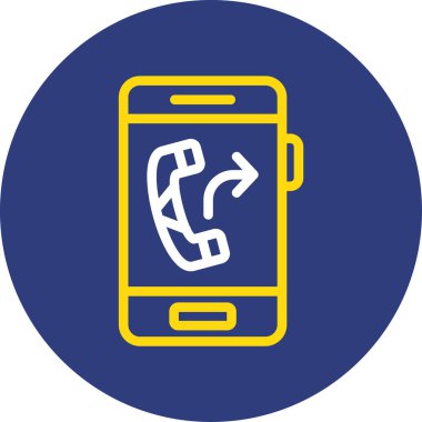 cep telefonu simgesi, vektör illüstrasyonu basit tasarım