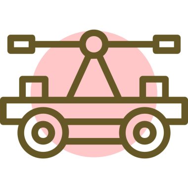 araba simgesi vektör illüstrasyonu