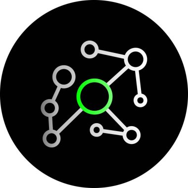 Kişisel ve ticari kullanımda vektör ağ simgesi.