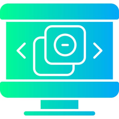 seo modern simgesinin vektör illüstrasyonu