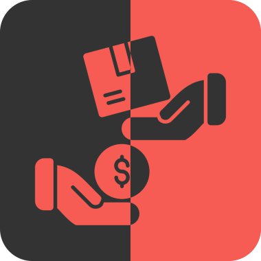 Dolar işareti simgesi, vektör çizimi