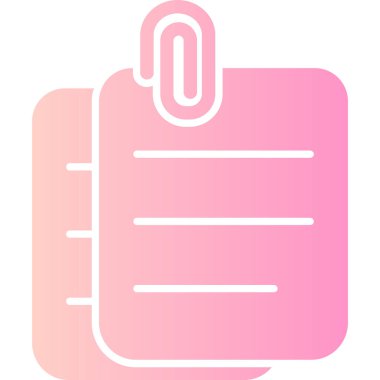 Belge. Web simgesi basit illüstrasyon