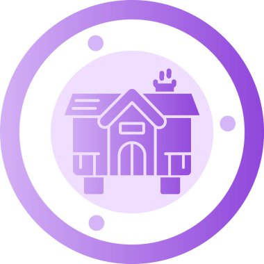 ev simgesi vektör illüstrasyonu